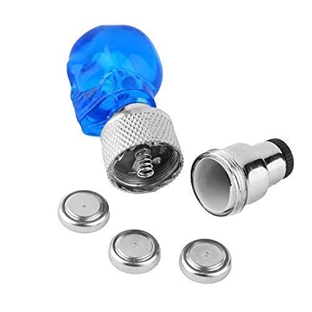 Skull Shape Valve Cap LED Light Wheel Tyre Light for Car, Bike, Cycles