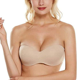 Low Back Strapless Bra