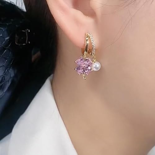 Leaf Pearl Light Western Fashion and Stylish Earrings