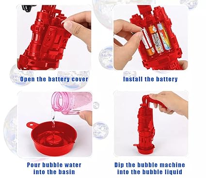 Bubble Maker Gun Machine