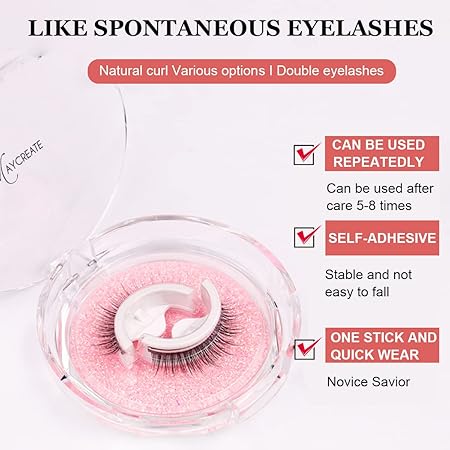 Reusable Self-Adhesive Eyelashes