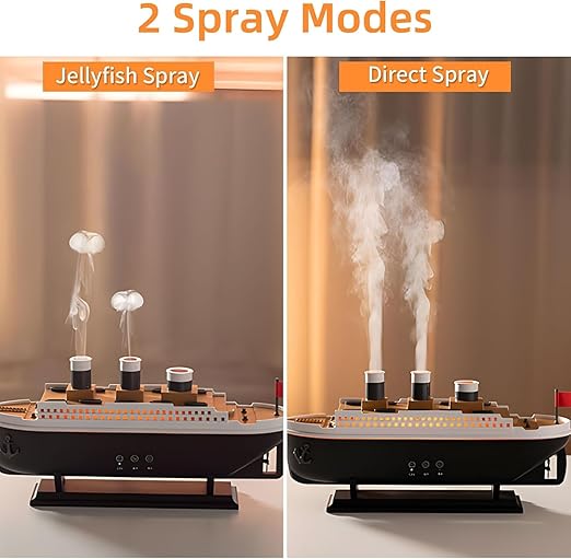 Titanic Humidifier Mould Decorative Air Humidifier Essential Oil Diffuser