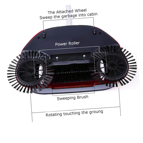 Push Broom Floor Sweeper Floor Cleaning