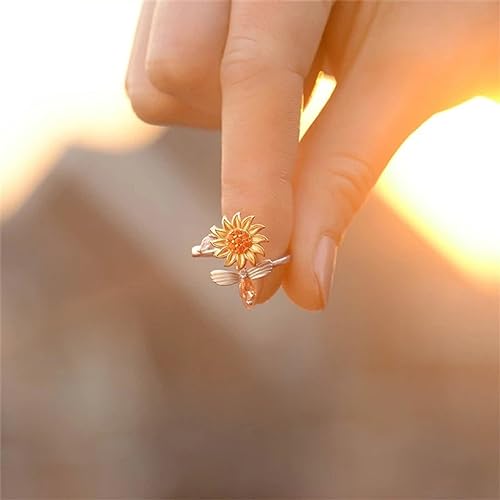 Fidget Sunflower Ring