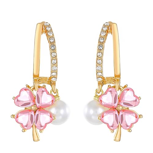 Leaf Pearl Light Western Fashion and Stylish Earrings