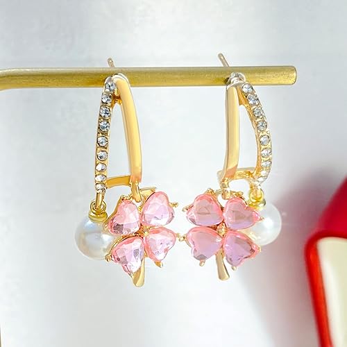 Leaf Pearl Light Western Fashion and Stylish Earrings