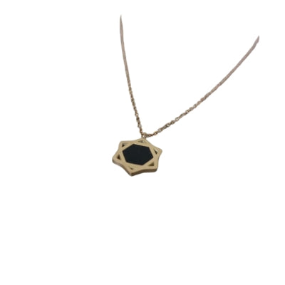 Black Pendent with Dainty Regular Wear Chains