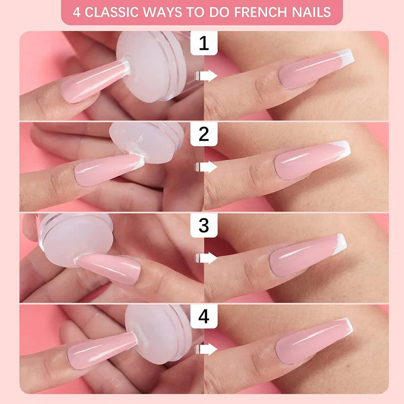 French Jelly Nail Stamper (Combo of 2 Sets)