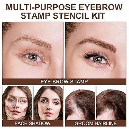 Eyebrow Stamp Stencil Kit