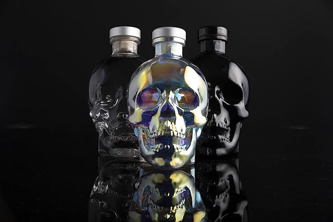 Crystal Head Skull Bottle & Glass