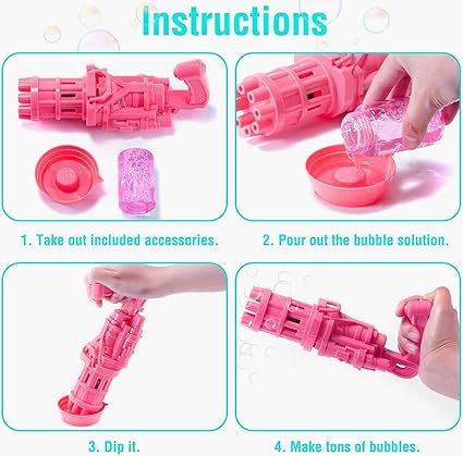 Bubble Maker Gun Machine