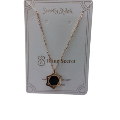 Black Pendent with Dainty Regular Wear Chains