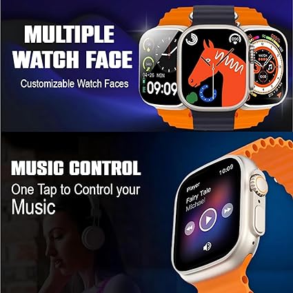 Ultra Smart Watch with Beautiful Strap, Bluetooth Calling Smart Watch