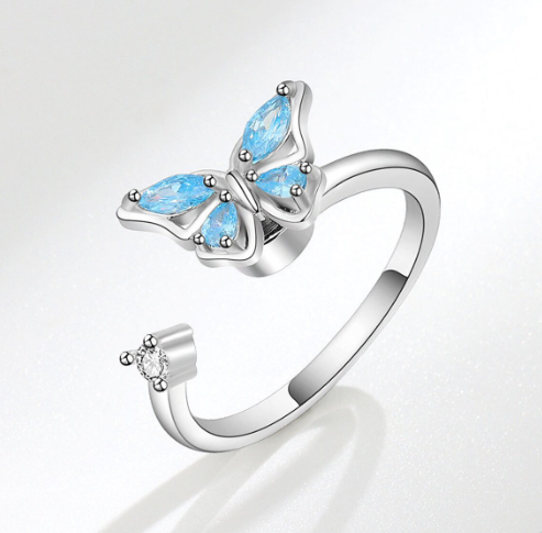 Fidget Butterfly Ring