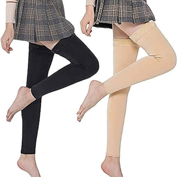 Knee High Footless Socks